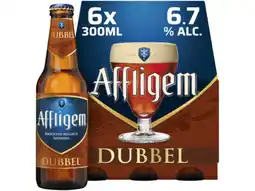 Hoogvliet Affligem Dubbel Bier Fles 6-pack aanbieding
