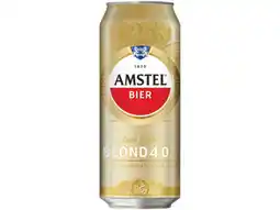 Hoogvliet Amstel Blond Bier Blik 500ml aanbieding