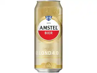 Hoogvliet Amstel Blond Bier Blik 500ml aanbieding