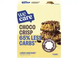 Hoogvliet WeCare Lower carb bar choco crisp aanbieding