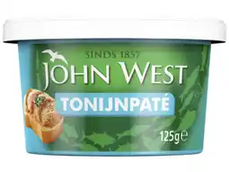 Hoogvliet John West Vispate tonijn aanbieding