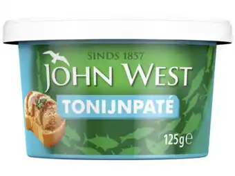 Hoogvliet John West Vispate tonijn aanbieding