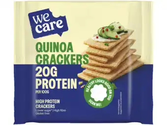 Hoogvliet WeCare Quinoa protein crackers aanbieding