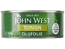 Hoogvliet John West Tonijnstukken in olijfolie aanbieding