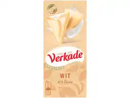 Hoogvliet Verkade Chocoladereep wit aanbieding