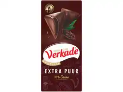 Hoogvliet Verkade Chocoladereep extra puur aanbieding