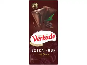 Hoogvliet Verkade Chocoladereep extra puur aanbieding