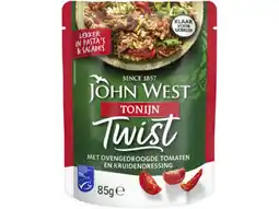 Hoogvliet John West Twist tonijn tomaat aanbieding