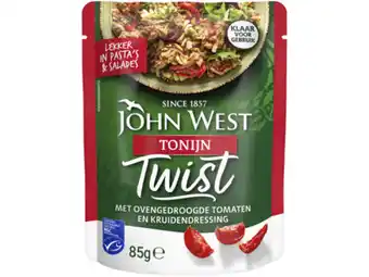 Hoogvliet John West Twist tonijn tomaat aanbieding