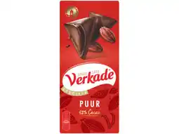 Hoogvliet Verkade Chocoladereep puur aanbieding
