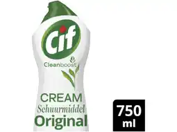Hoogvliet Cif Schuurmiddel Original Cream aanbieding