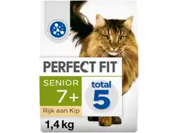 Hoogvliet Perfect Fit Droogvoer senior 7+ kip aanbieding