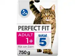 Hoogvliet Perfect Fit Droogvoer adult 1+ zalm aanbieding