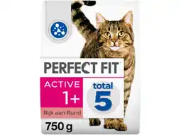 Hoogvliet Perfect Fit Droogvoer active 1+ rund aanbieding