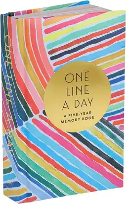 Amazon Rainbow One Line a Day: A Five-Year Memory Book aanbieding
