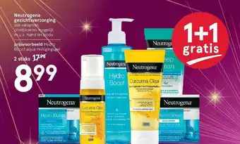 Etos Neutrogena Gezichtsverzorging 1+1 Gratis aanbieding