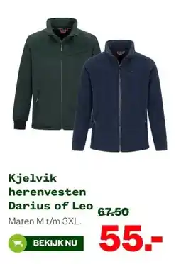 Welkoop Kjelvik herenvesten Darius of Leo aanbieding