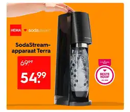 HEMA SodaStream apparaat Terra aanbieding