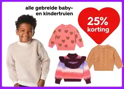 HEMA Alle gebreide baby en kindertruien aanbieding