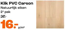 Kwantum Klik PVC Carson aanbieding