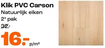 Kwantum Klik PVC Carson aanbieding