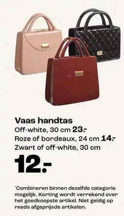Kwantum Vaas handtas aanbieding