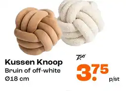 Kwantum Kussen Knoop aanbieding