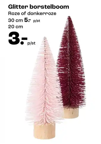 Kwantum Glitter borstelboom aanbieding