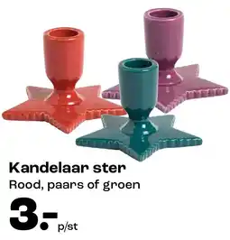 Kwantum Kandelaar ster aanbieding