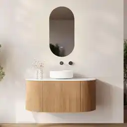 Action Ovale badkamerspiegel met ledverlichting aanbieding