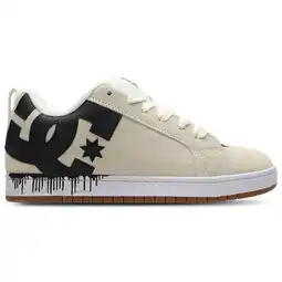 Foot Locker DC Shoes Court Graffik Sneakers Heren - Wit - Maat 43 - Suède aanbieding