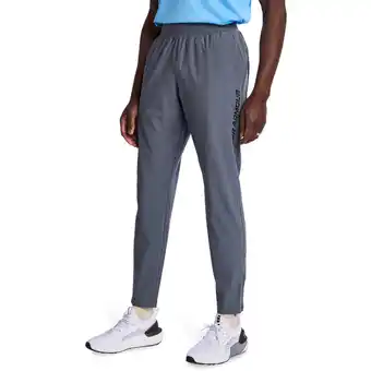 Foot Locker Under Armour Launch Broeken Heren - Grijs - Maat XXL - Poly Woven aanbieding