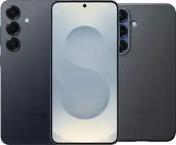 Coolblue Samsung Galaxy S25 128GB Grijs 5G + Samsung Kindsuit Back Cover Zwart aanbieding