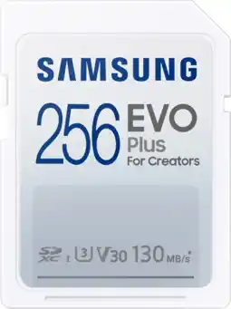 Coolblue Samsung EVO Plus 256GB SDXC aanbieding