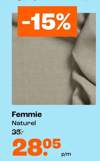 Kwantum Femmie aanbieding