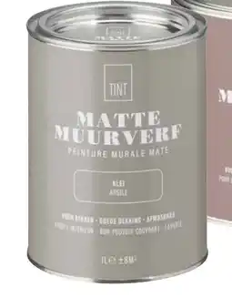 Kwantum Muurverf Mat klei of khaki aanbieding