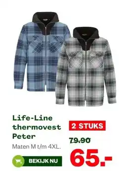 Welkoop Life-Line thermovest Peter aanbieding