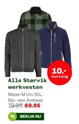 Welkoop Alle Størvik werkvesten aanbieding