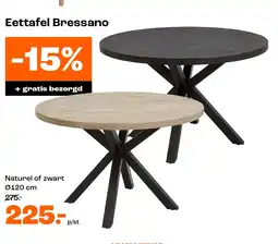 Kwantum Eettafel Bressano aanbieding