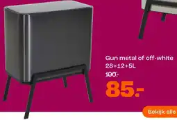 Kwantum Afvalemmers op pootjes aanbieding