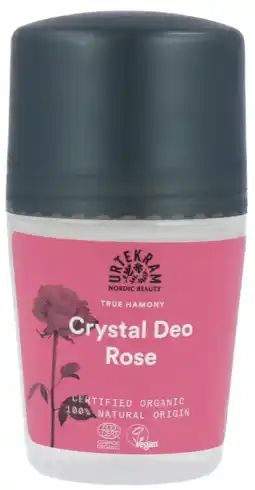 De Online Drogist Urtekram Roll-on Deo Crystal Rose aanbieding