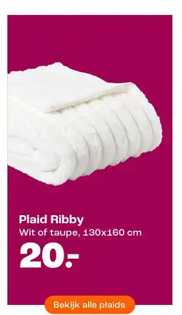 Kwantum Plaid Ribby aanbieding