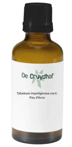 De Online Drogist Cruydhof Tabebuia Impetiginosa Cort/Pau d'Arco Druppels aanbieding