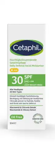 De Online Drogist Cetaphil Daily Defence Facial Moisteriser SPF 30 aanbieding