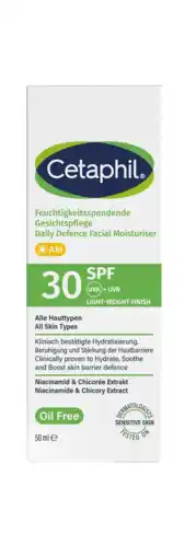 De Online Drogist Cetaphil Daily Defence Facial Moisteriser SPF 30 aanbieding