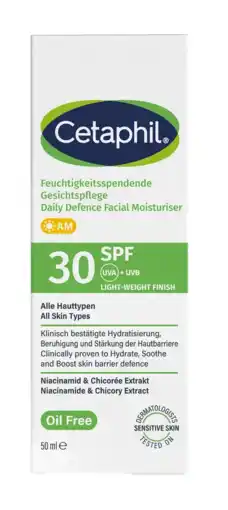 De Online Drogist Cetaphil Daily Defence Facial Moisteriser SPF 30 aanbieding