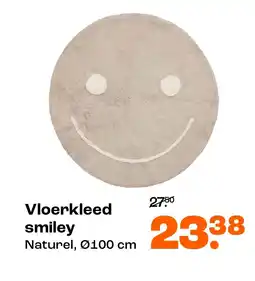 Kwantum Vloerkleed smiley aanbieding