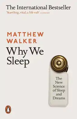 Amazon Why We Sleep: The New Science of Sleep and Dreams aanbieding