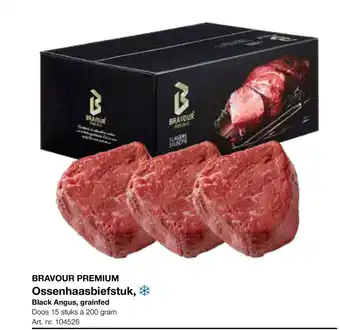 Bidfood Bravour Premium Ossenhaasbiefstuk 200g aanbieding