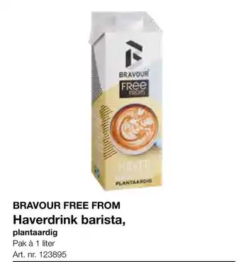 Bidfood Bravour Free From Haverdrink barista aanbieding